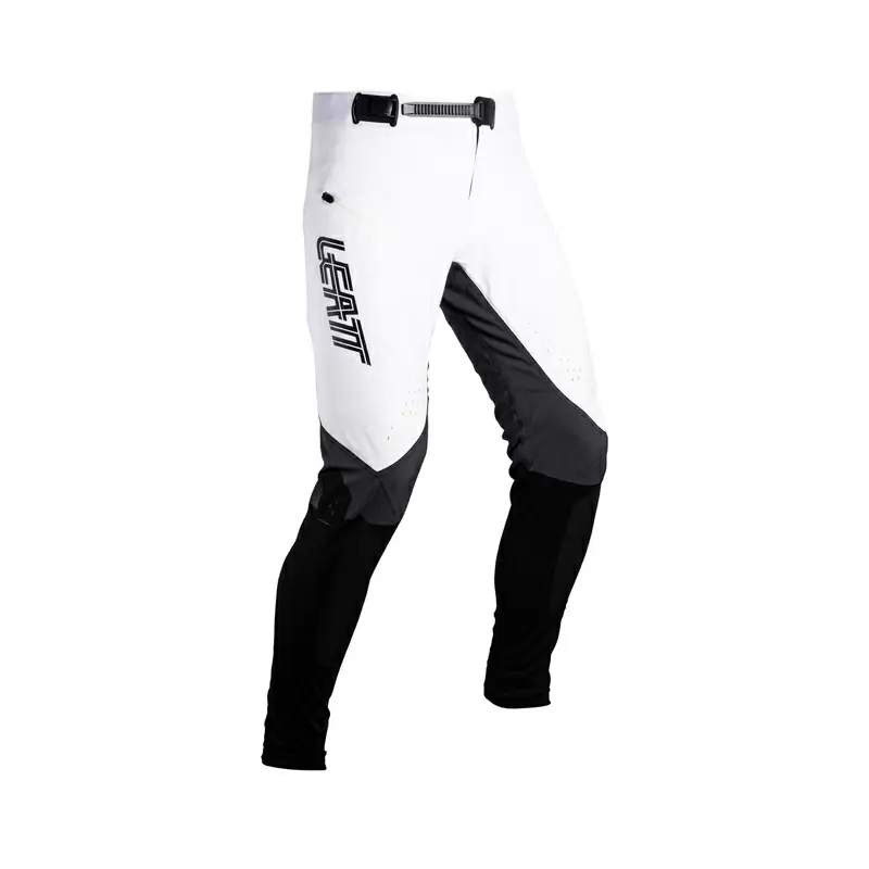 Pantalon Long VTT Gravity 5.0 Blanc/Noir Taille S - image