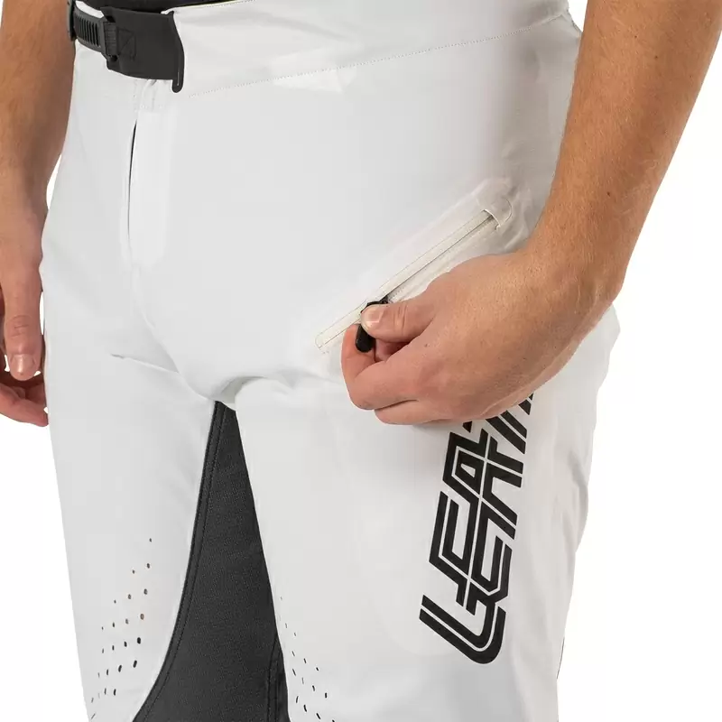 Pantalon Long VTT Gravity 5.0 Blanc/Noir Taille S #2