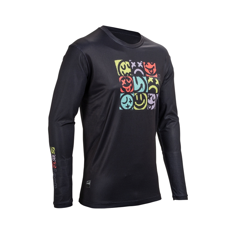 MTB Gravity 3.0 Langarmtrikot Schwarz Größe M