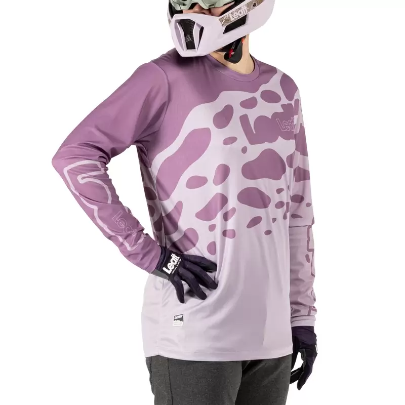 Maillot MTB Gravity 3.0 Manga Larga Lila Talla XL #4