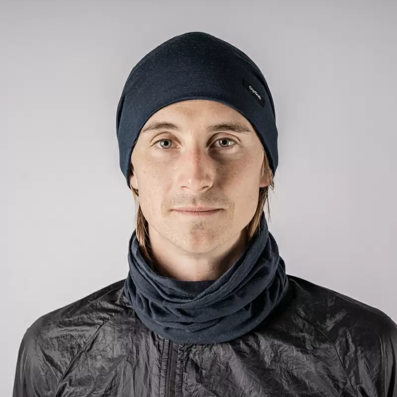 Gorro ligero Merino azul talla L (60-63cm) #7